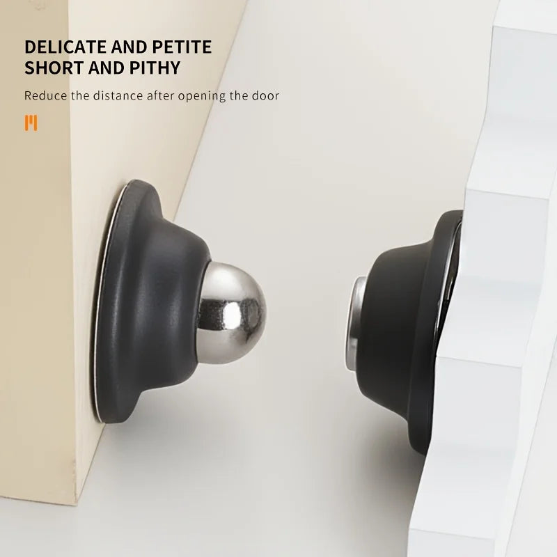 Punch-free Short Door Stopper Anti-collision Suction Holder Bathroom