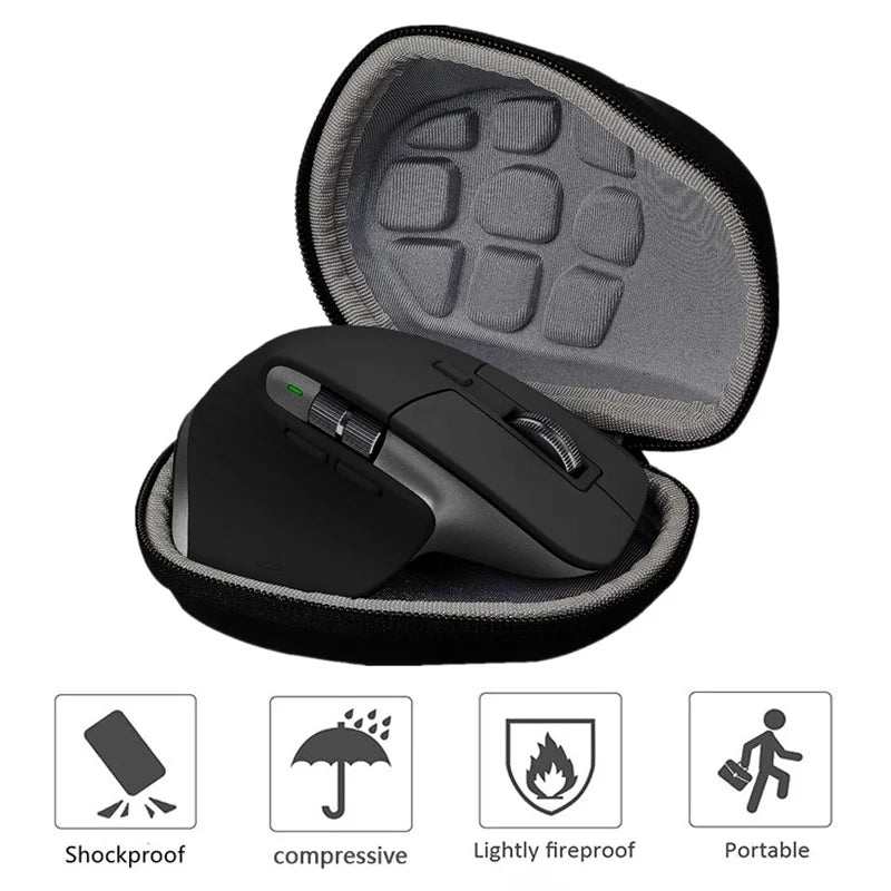 Portable EVA Hard Case Wireless Mouse Travel Carrying Case Shockproof Protective Storage Bag For Logitech MX Master 3S Accessory Zpaxo