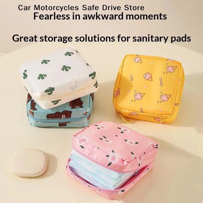 CMWomen Sanitary Napkin Tampon Storage Bag Portable Waterproof