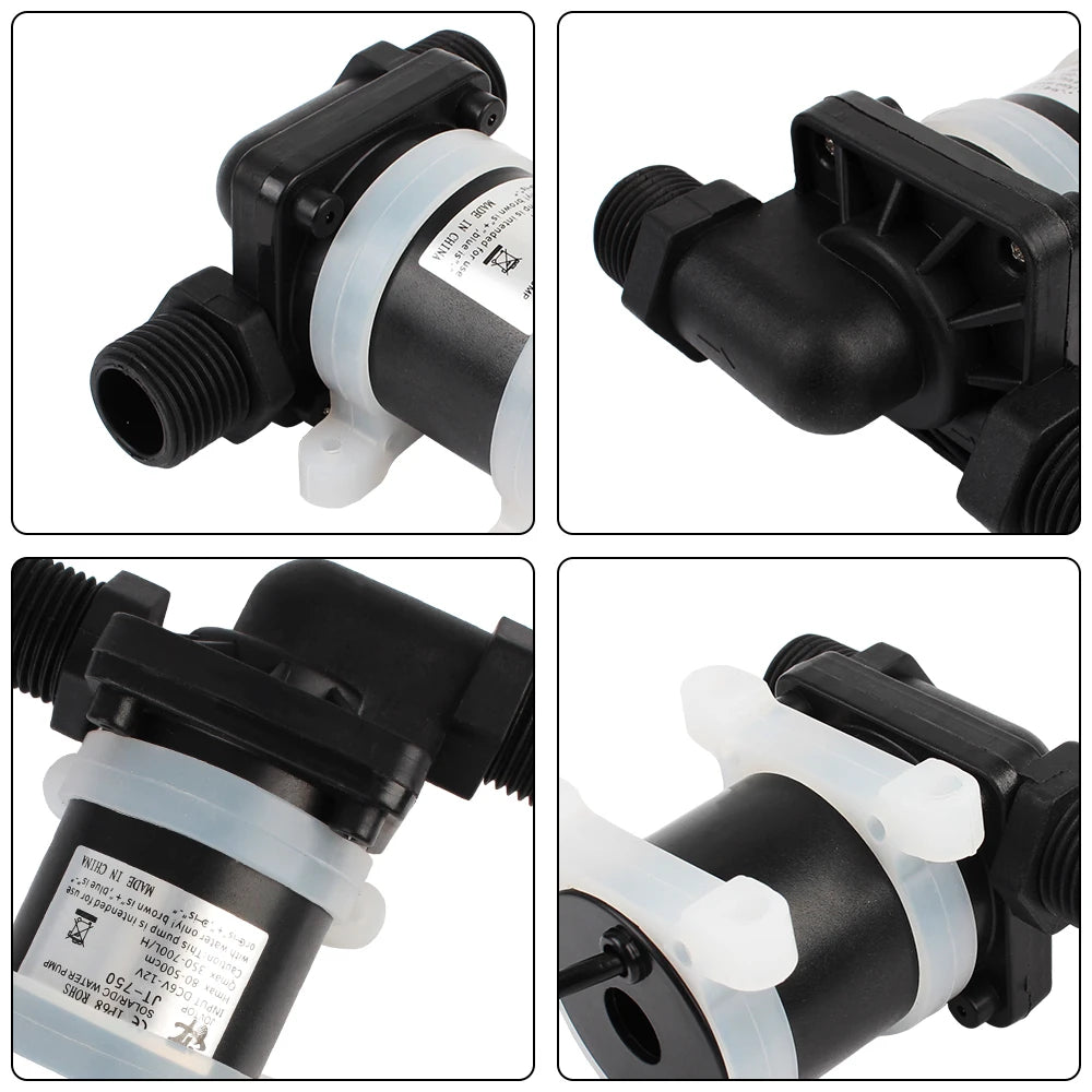 Water Heater Shower Floor Heating Booster Pump DC 12V 24V Brushless
