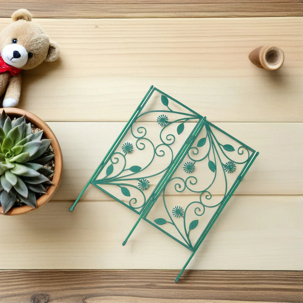 6Pcs Plant Climbing Trellis Frame Garden Plant Supports for Indoor Outdoor Vine Climbing Rack Pebble Stone Border Strips Garden Zpaxo