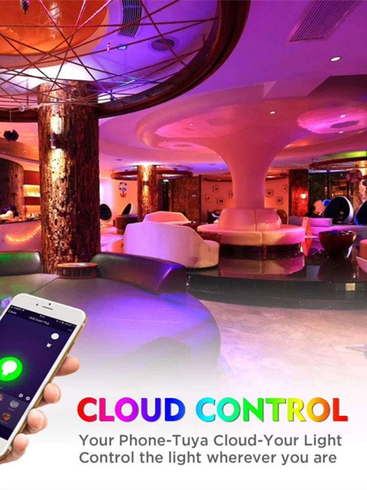SHINEKNOT GU10 Smart LED Bulb 5W WiFi RGB Dimmable Alexa