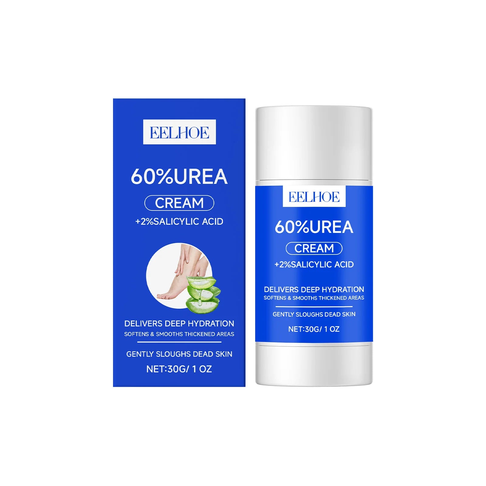 Eelhoe Urea Foot Care Stick – Moisturize Dry Cracked Feet Foot Care Stick Zpaxo 30g