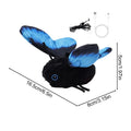 Automatic Cat Toy Mental Physical Exercise Easy Mount Pet Teaser Cat Toy Butterfly For Small Medium Large Breeds Living Room Zpaxo Blue China Mainland