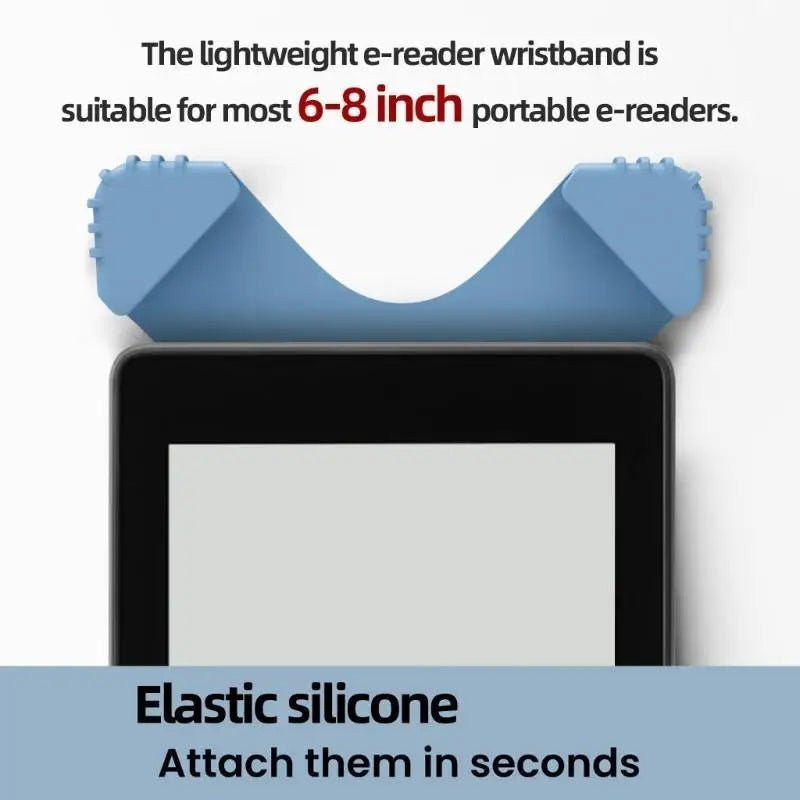 652F Portable Ebook Tablets Grip Featuring Silicone Commuting Travel Zpaxo