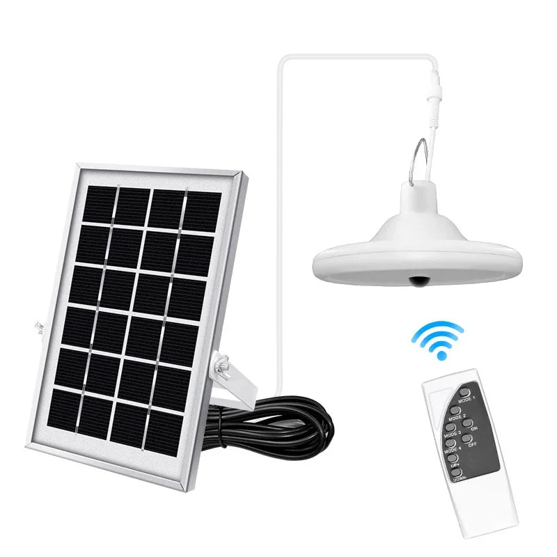 Double Head Solar Pendant Light Outdoor Indoor Shed PIR Motion Sensor Zpaxo Single head-White Warm White China Mainland
