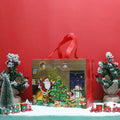 Christmas Non-Woven Gift Bag – Snowman & Xmas Tree Tote Christmas Gift Bag Zpaxo red Other