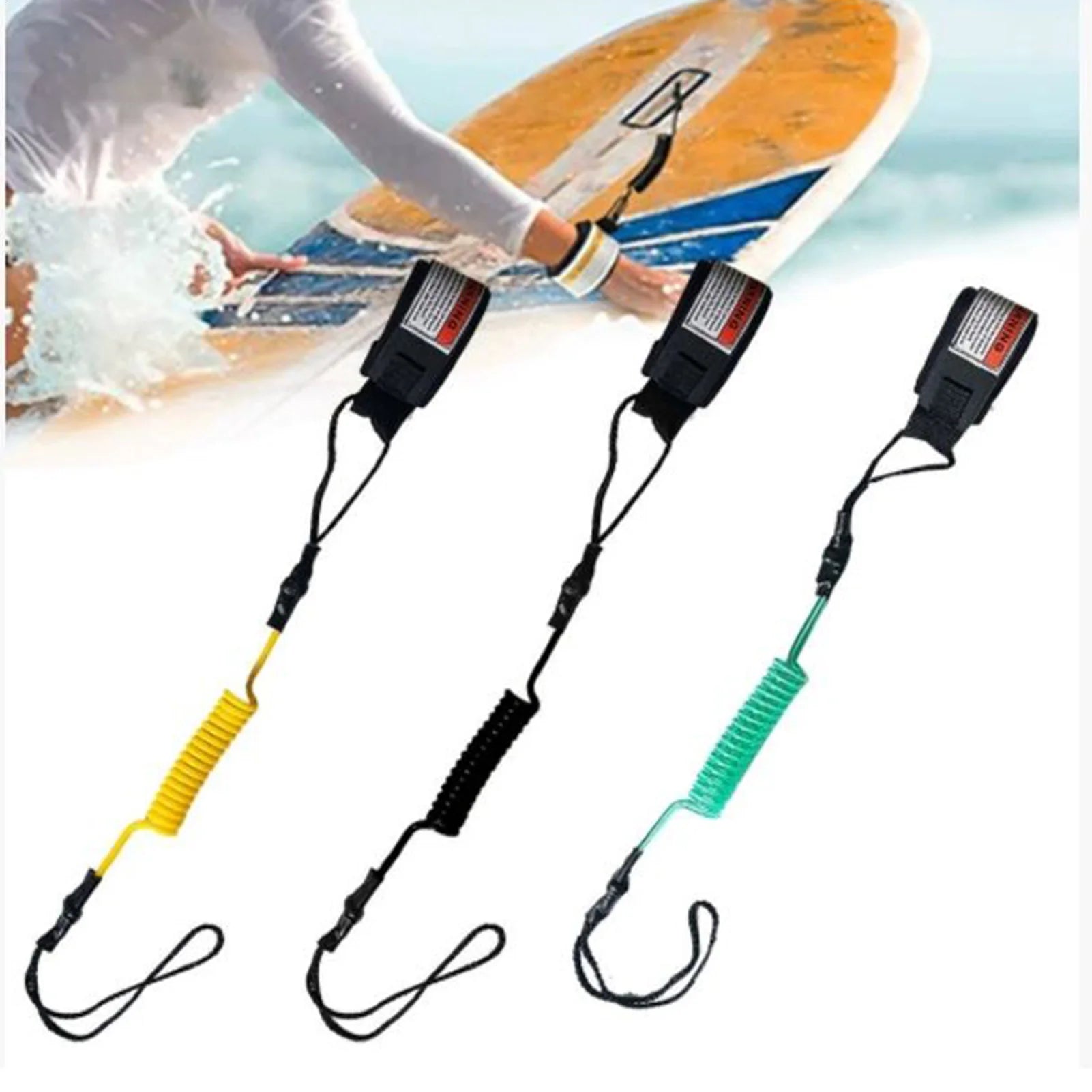 Adjustable Bodyboard Wrist Leash – Lightweight TPU Safety Strap Bodyboard Wrist Leash Zpaxo