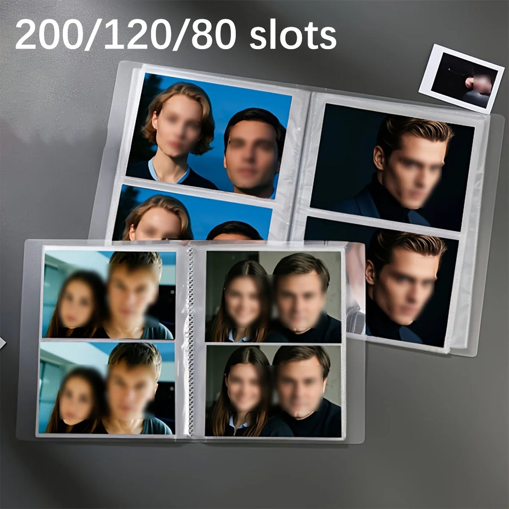 Large-Capacity Photo Album | 80–200 Slots for 6-Inch Photos