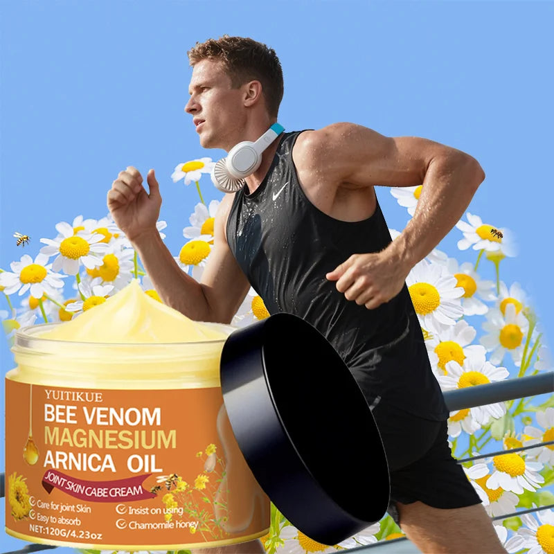 YUITIKUE Bee Venom Magnesium Arnica Joint Cream | 120g Joint Skin Cream Zpaxo Default Title