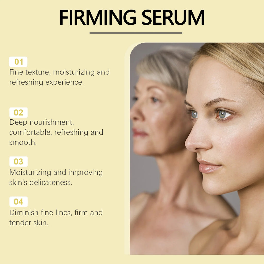 Hoygi Anti-Wrinkle Firming Serum Skin Tightening Elasticity Boost Fine Lines Reduction Fast Absorbing Non-Greasy All Skin Types Zpaxo