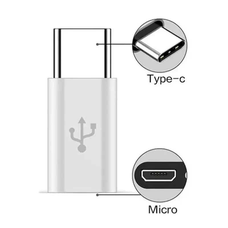 USB-C to Micro USB Adapter | Type C Female to Micro USB Male