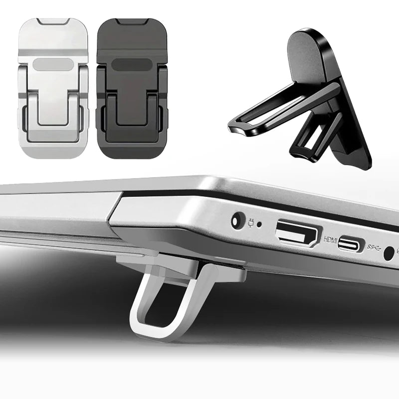2pcs/Set Foldable Laptop Stand Portable Notebook Support Holder Adjustable Riser Cooling Bracket Universal for Laptops PC Tablet Zpaxo