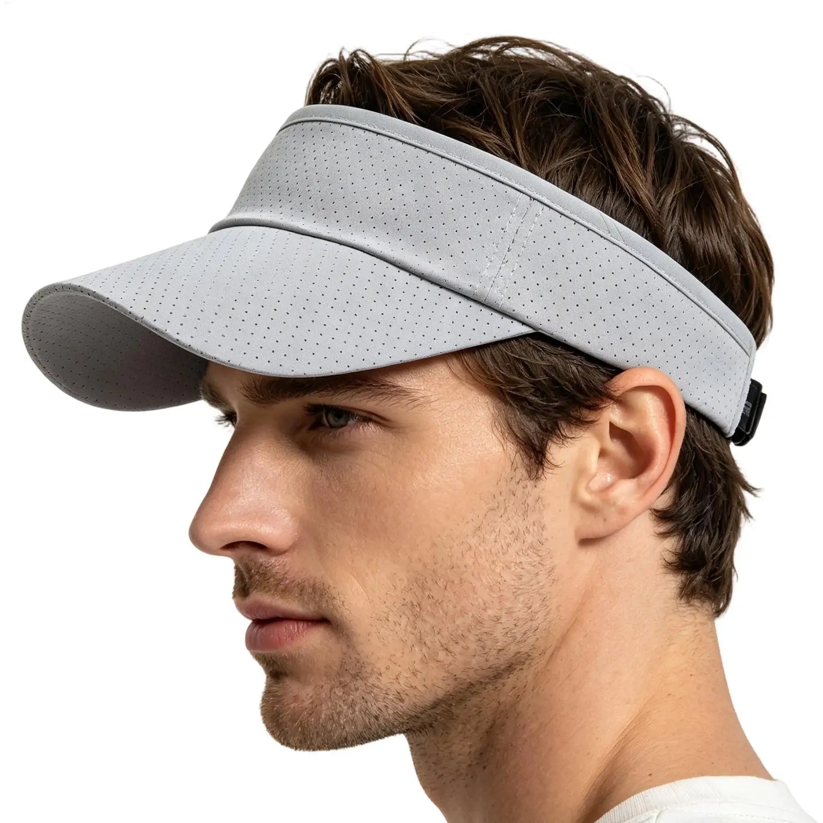 Sun Hats Men Women Cotton Adjustable Visor UV Protection Top Empty Solid Sport Tennis Golf Running Sunscreen Baseball Caps Zpaxo