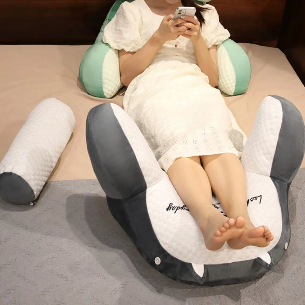 Adjustable Reading Pillow Ergonomic Back Support Cushion Bed Sofa