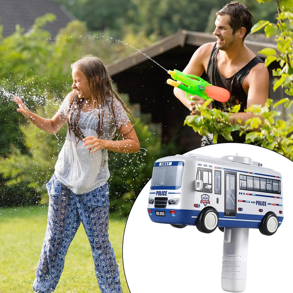 Water Squirter Kids Fun Car Shape Outdoor Electric Automatic Spray Zpaxo