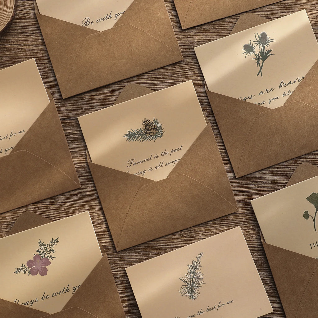 Tulip Thank You Cards with Envelopes – Floral Greeting Card Set