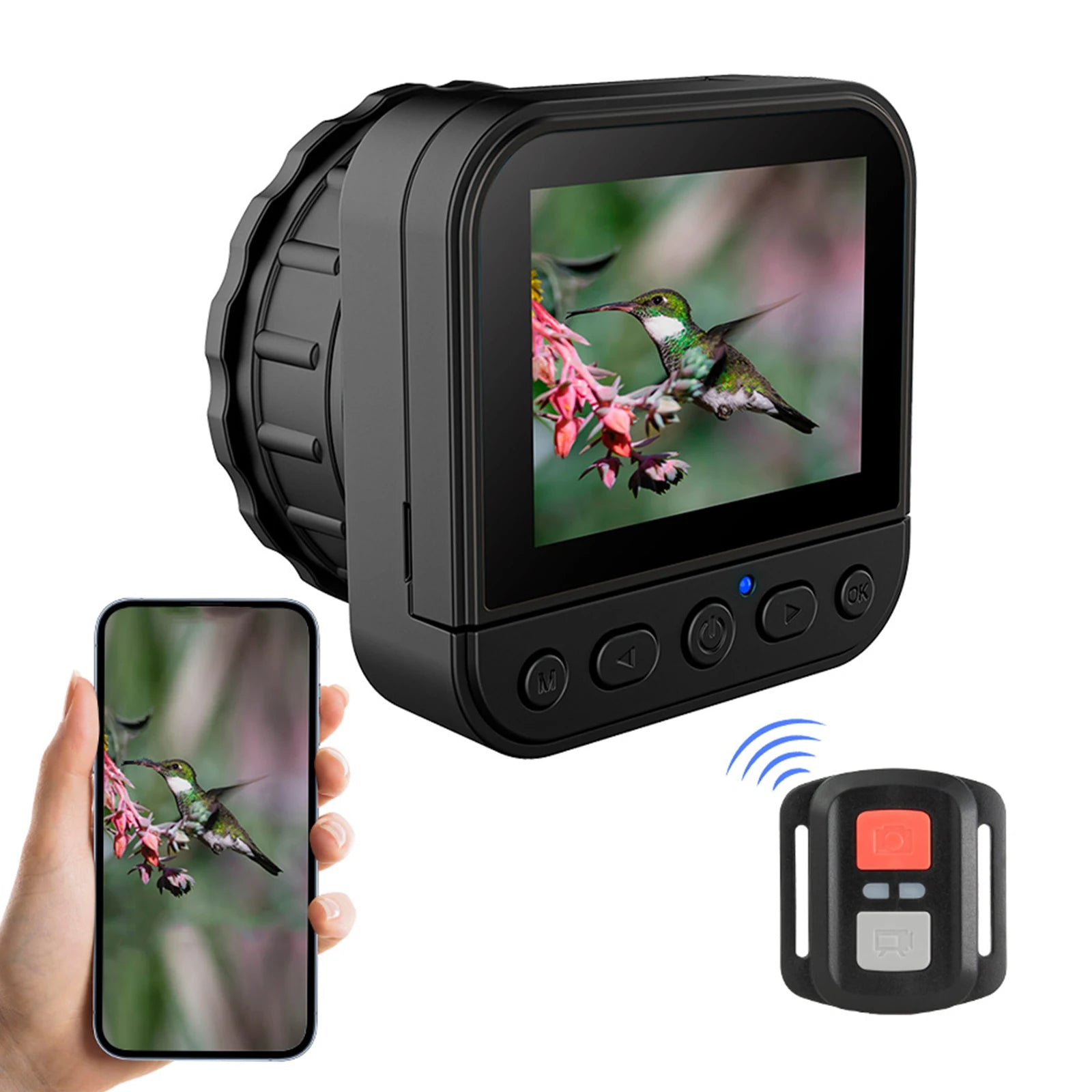 64MP 4K HD WIFI Electronic Eyepiece Digital Camera Portable