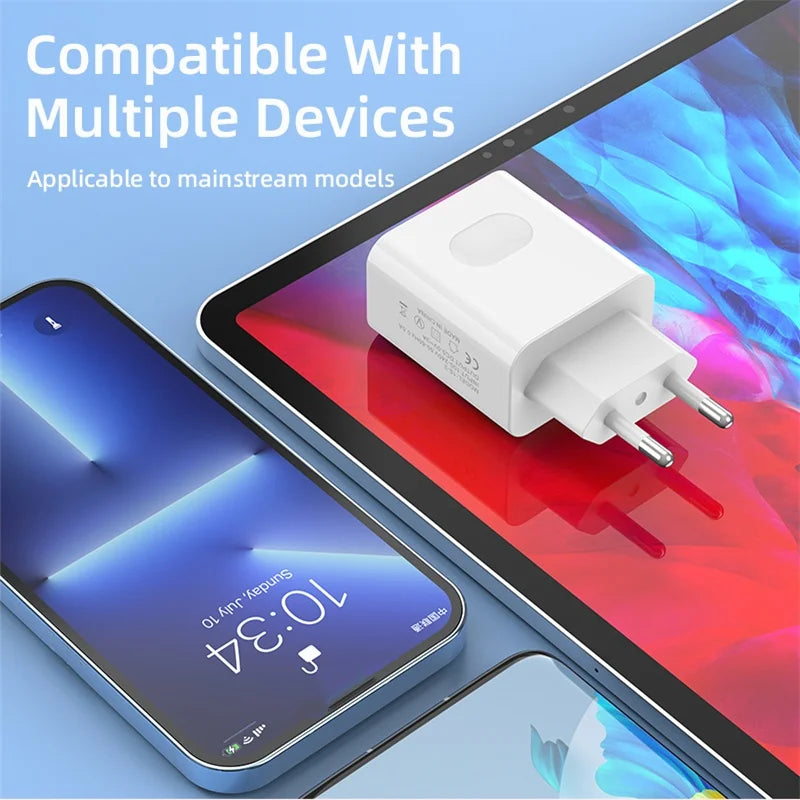 Portable USB Wall Charger – Fast 2A Travel Power Adapter USB Wall Charger Zpaxo