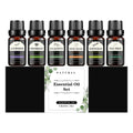 10ml essential oil 6 piece essential oil set: lavender peppermint eucalyptus sweet orange lemonsrass tea tree perfect gift Zpaxo 6 piece set Other