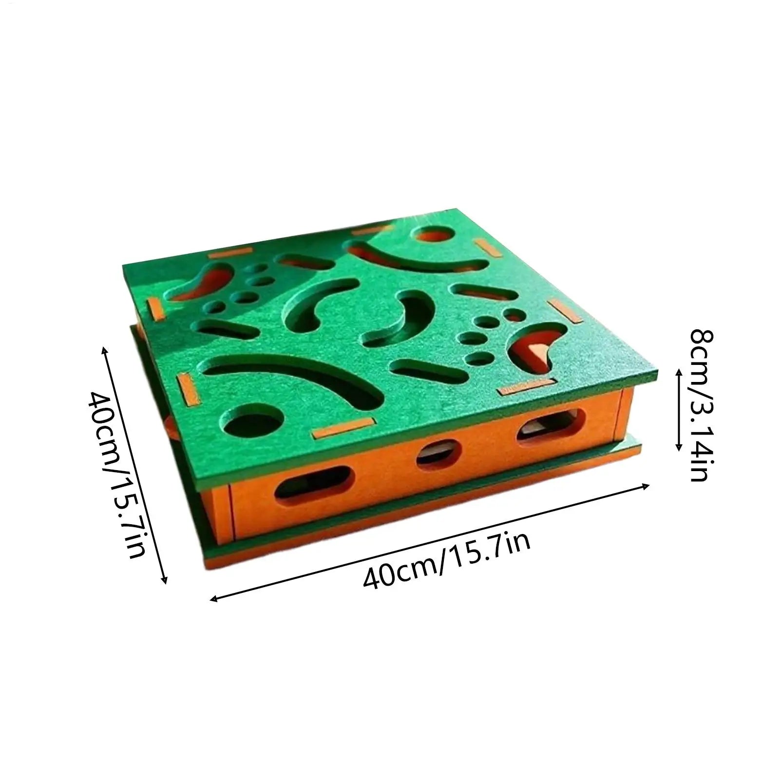 Cat Nail File Board Interactive Scratch Toy Bell Ball Felt Kitten