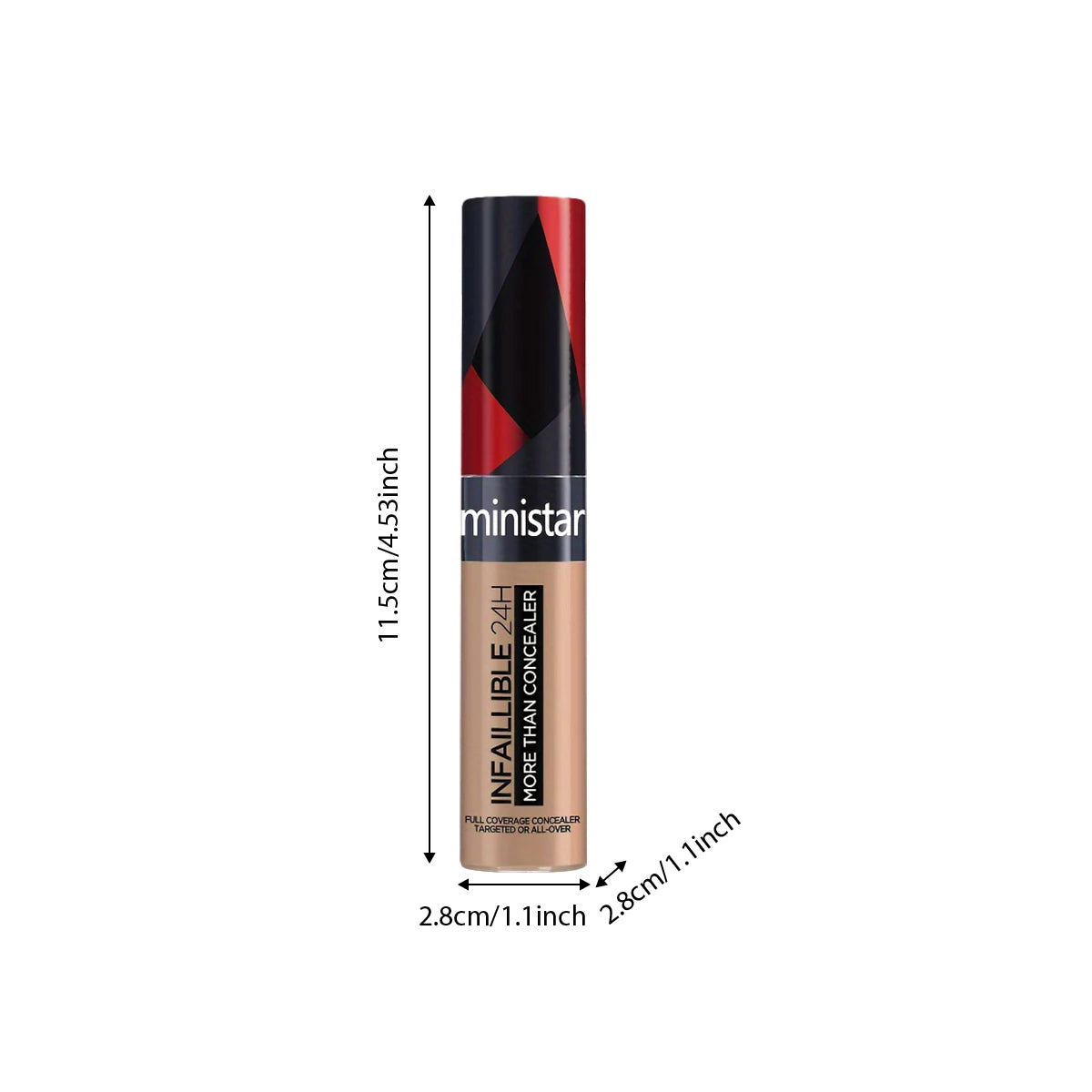 Full Coverage Concealer Waterproof Sweat Proof Stain Resistant