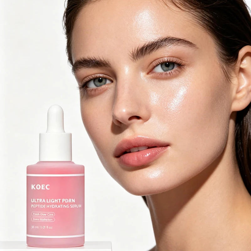 PDRN Salmon DNA Pink Peptide Serum – Brighten & Hydrate Facial Serum Essence Zpaxo