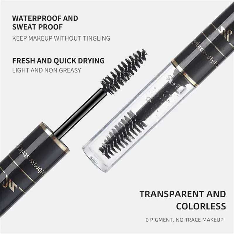 Brow Raincoat Styling Gel Clear Brow Gel Waterproof Sweat Resistant Long Lasting Eyebrow Gel Liquid Eyebrow Styling Wax Zpaxo