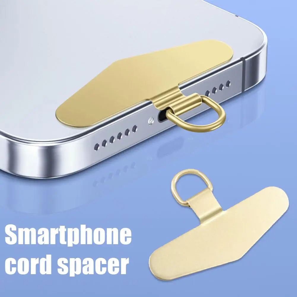 Universal Phone Lanyard Gasket Patch Stainless Steel Durable Mobile