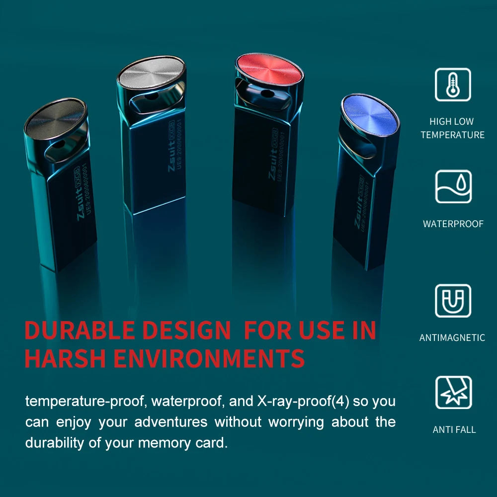 Zsuit 10Pcs/lot USB Flash Drives 64GB Mini Metal Real Capacity 128GB Memory Stick Pen Drive 32GB custom Logo Storage U Disk Zpaxo