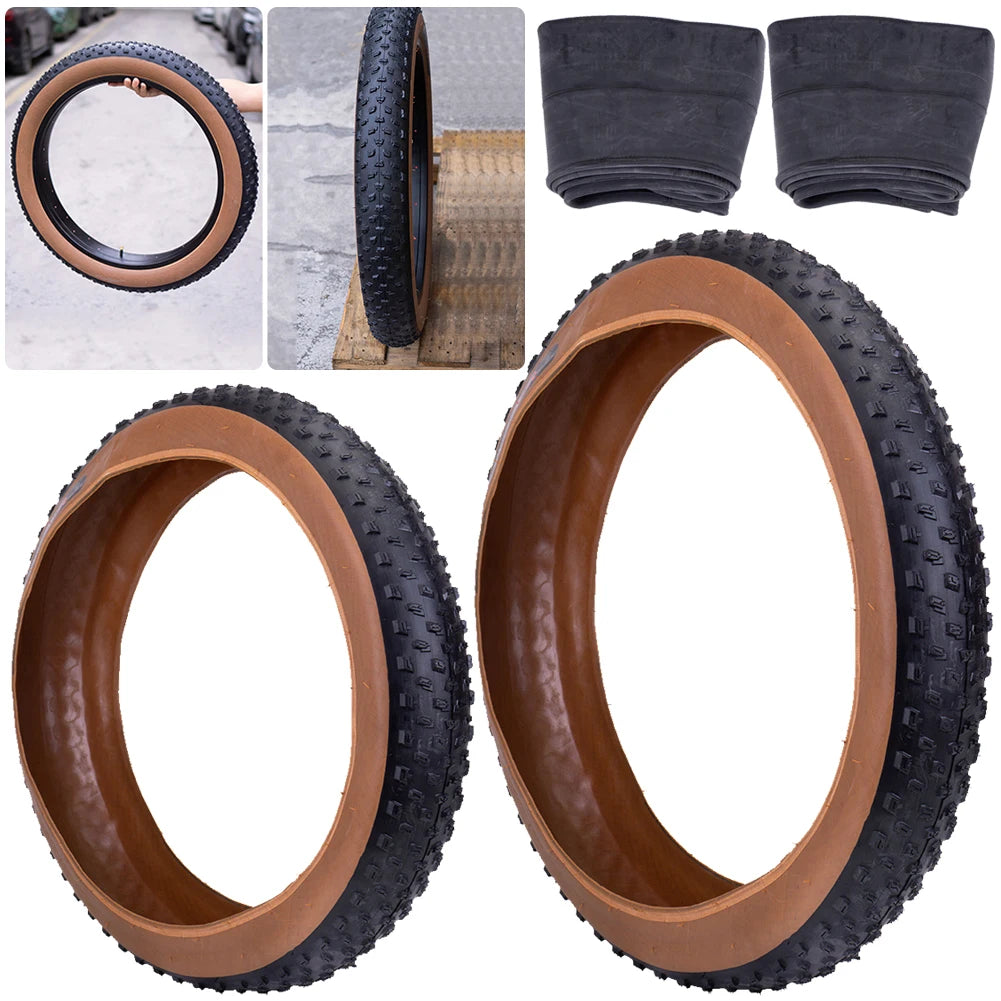 20 Bike Tire Anti Slip Bicycle Inner Tube Wear Resistant Mountain