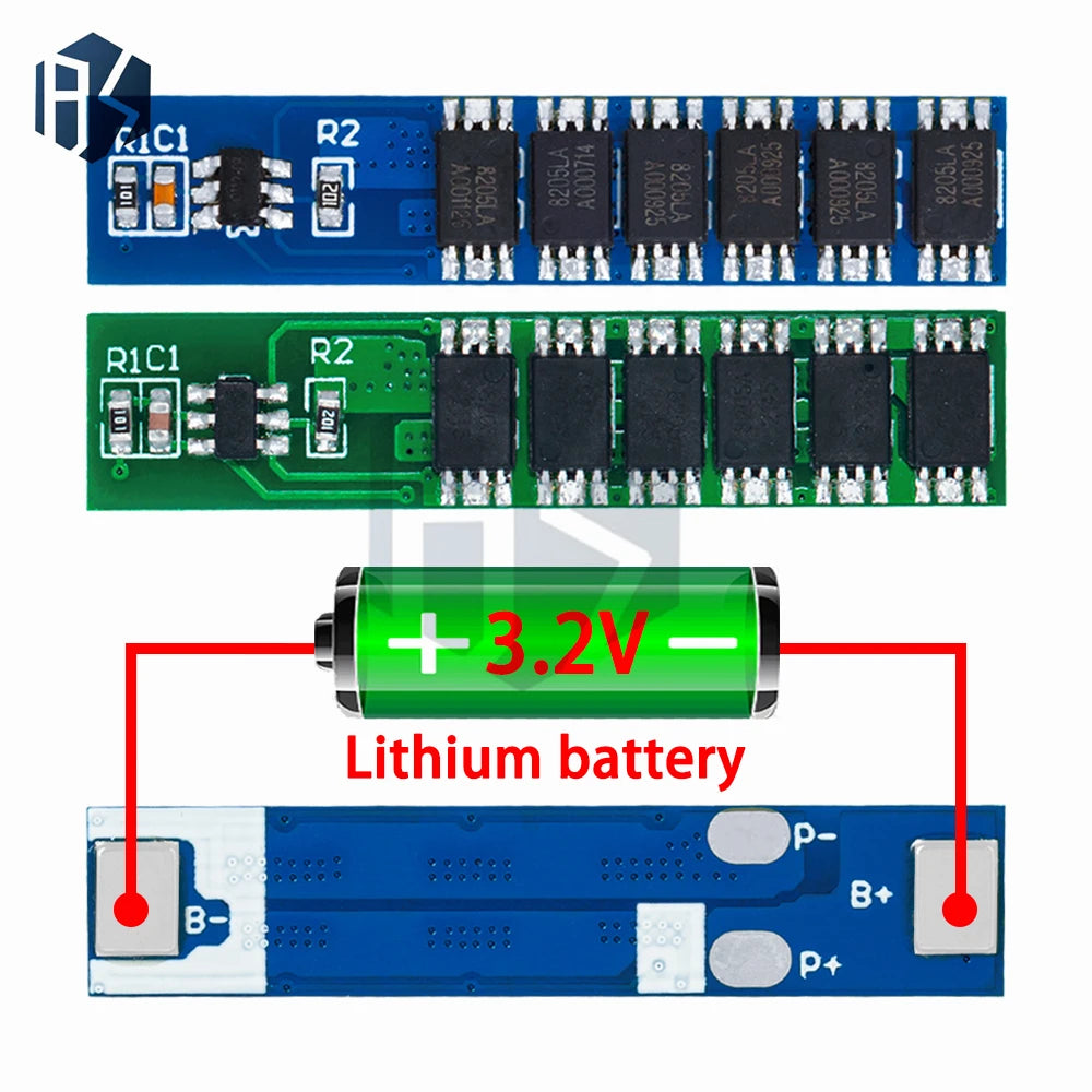 1S 15A 3 7V 2V Li-ion 6MOS BMS PCM Battery Protection Board 18650 Zpaxo