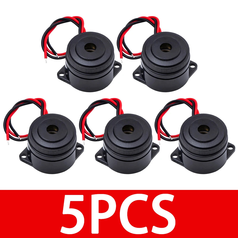 QSI-2910 High-output 90dB Active Piezo Alarm Siren 12V DC Continuous Zpaxo 5pcs
