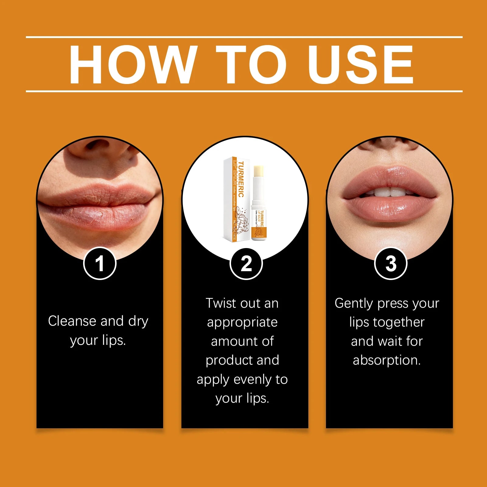 Turmeric Moisturizing Lip Balm – Brighten, Repair & Hydrate Lip Balm Zpaxo