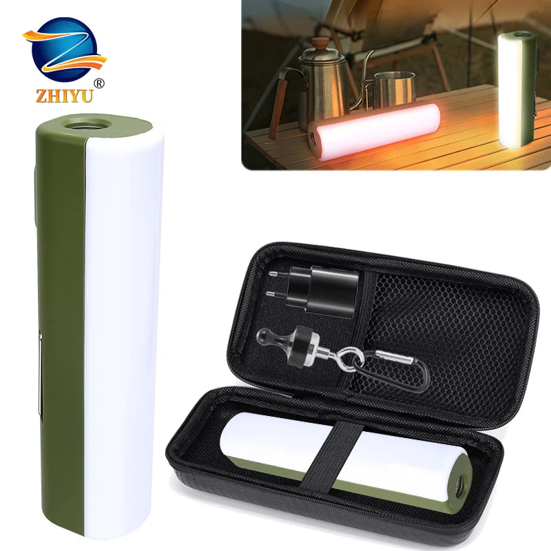 RGB LED Camping Lantern – Rechargeable Hook Tent Lamp