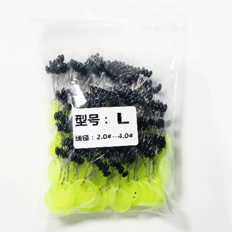 Rubber Space Beans Float Stoppers – Carp & Sea Fishing Line Stops