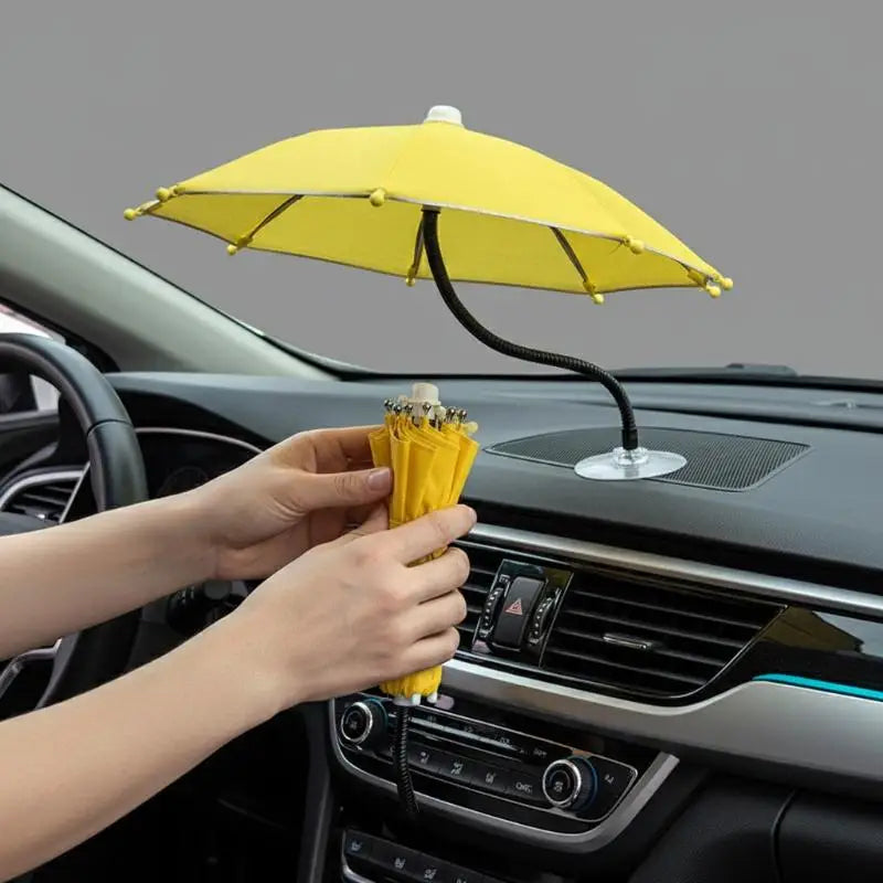 Car Phone Sunshade Umbrella – 360° Anti-Glare Clip Mount