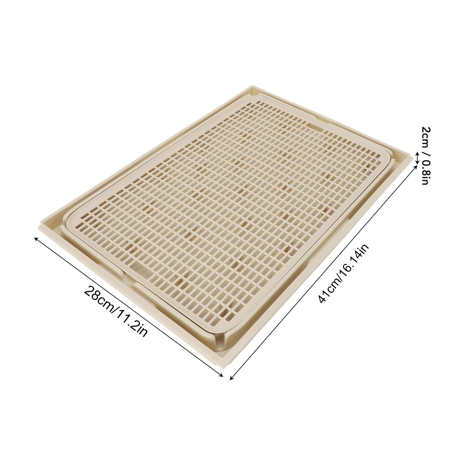 Kitty Litter Mat Cat Litter Mat Spacious Double Layer Washable Anti Slip Bottom Cat Litter Box Mat Cat Litter Catcher Mat Zpaxo