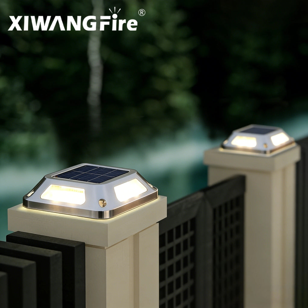 8 LEDs Solar Light Warm White IP65 Waterproof Outdoor Lamp Dusk Dawn Zpaxo