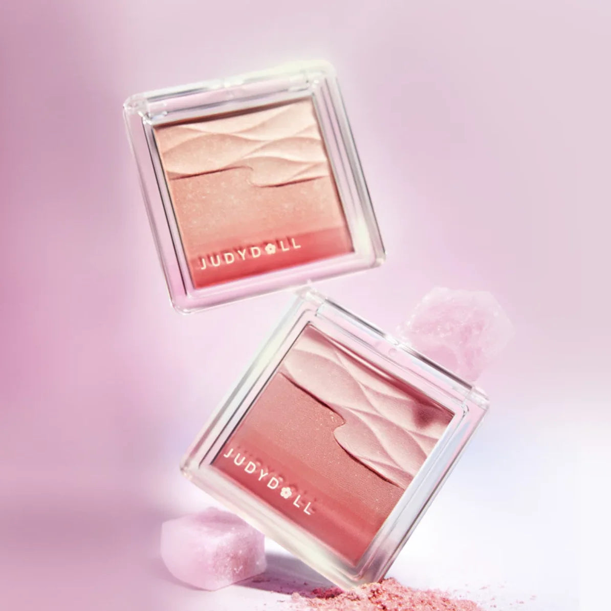 Judydoll Water Satin Glow Blush Layered Water-satin Blends Vivid Zpaxo