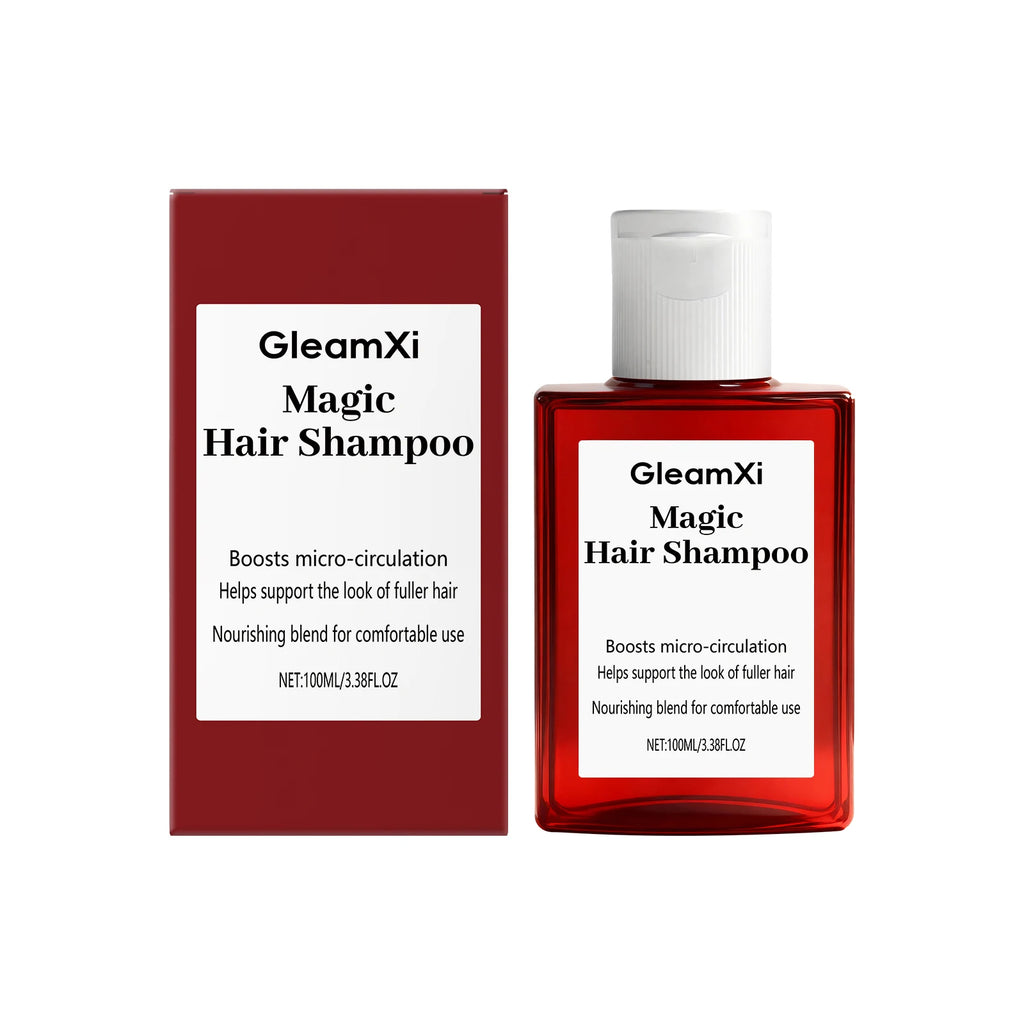 GleamXi Moisturizing and Radiant Shampoo - Refreshing and Hydrating Gentle Daily Cleansing Smooth and Voluminous Hair Care Zpaxo 100ml boxed