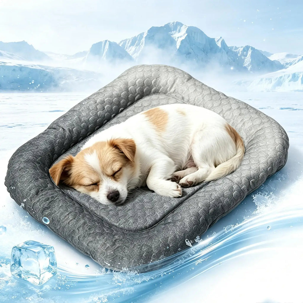 Dog Cooling Bed Non-Slip Washable Sleeping Pad Cat Cooling Mat For Puppy Animal Indoor Outdoor Travel Camping Sofa Floor Crate Zpaxo