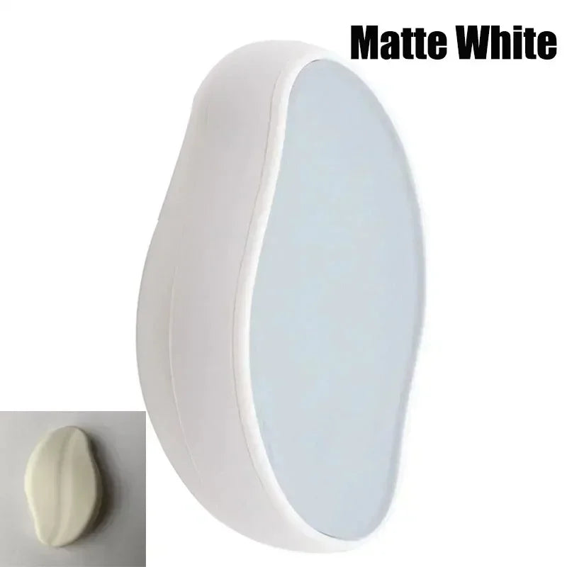 Stone for Hair Removal Depilatory Hair Eraser Depilator Hair Magic Painless Sponge Pad Effective Epilator Facial Body Epilator Zpaxo matte white
