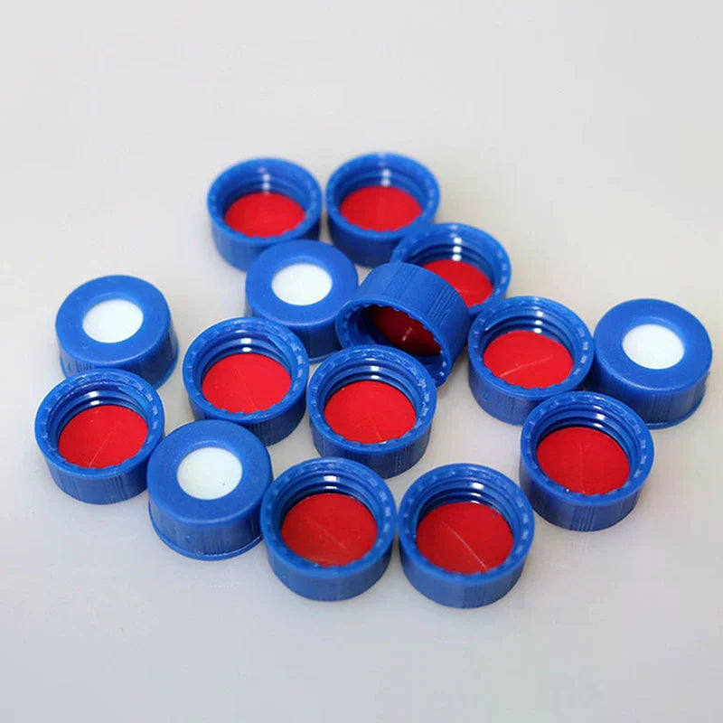 Blue Open-topped Polypropylene Cap Plastic Septa Chromatography Vial Zpaxo