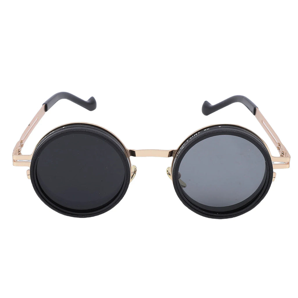 Adjustable Tint Sunglasses Lens ND Filter Round Shape Polarized