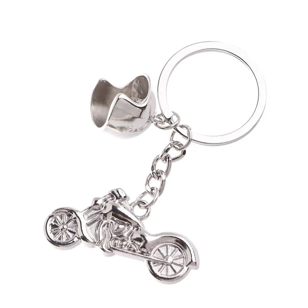 Creative Jewelry Key Holder Key Chain Motocross Motor Keychain Key Rings Metal Motorcycle Helmet Zpaxo