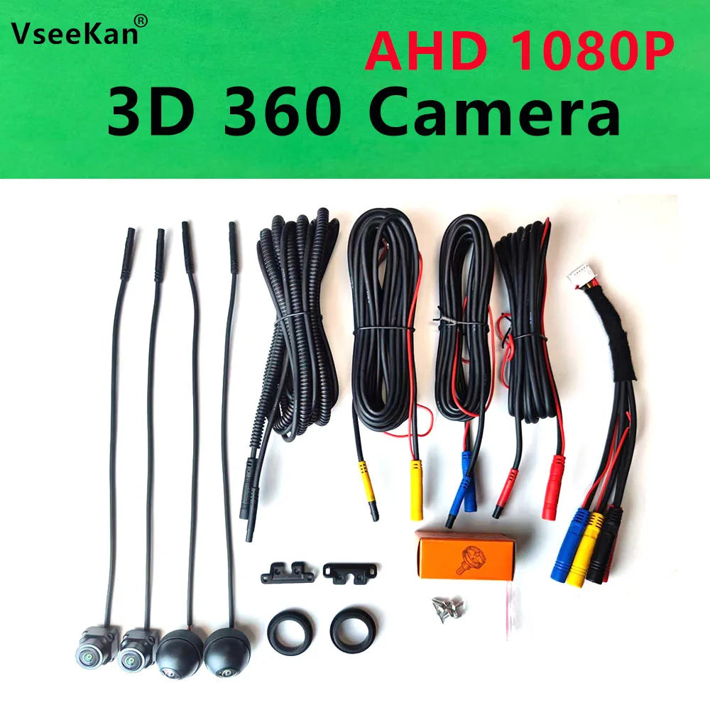 Android Multimedia Camera 360 Panoramic Surround View System Built-in