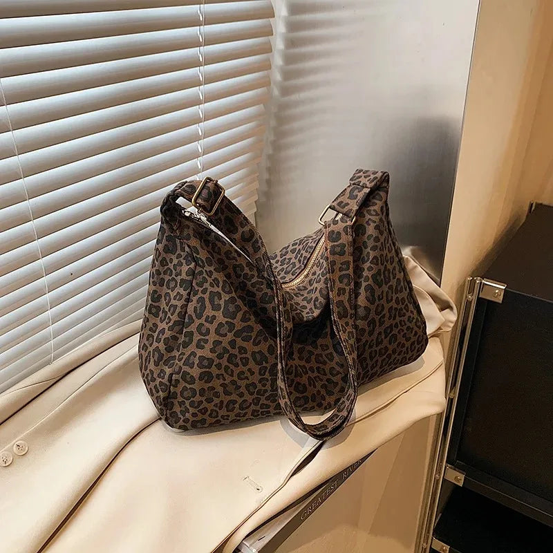 Trendy Casual Soft Textile Women's Shoulder Bag Large Capacity