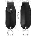 Pepper Spray Holster Mini Portable Pepper Spray Holder Self Defense Spray Leather Holder Keychain Journey Climbing Accessories Zpaxo 2PC