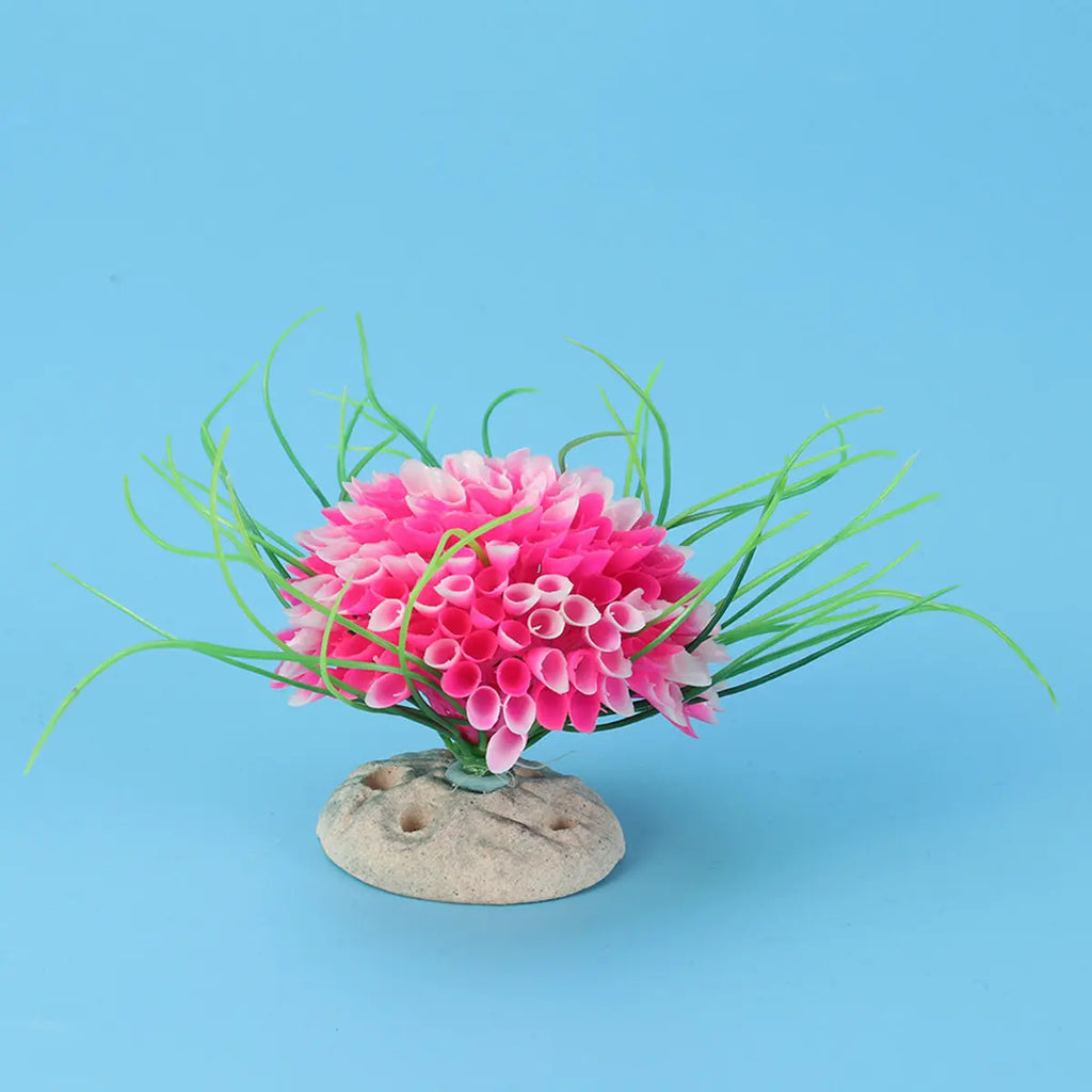 Artificial Aquarium Plants Solid Base Lifelike Design No Decay Easy